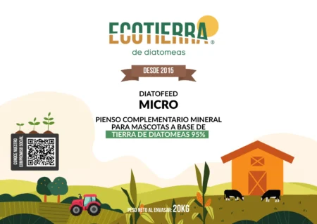 Etiqueta eco tierra de diatomeas micronizada 20kg