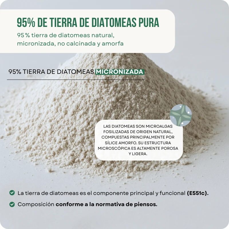 Tierra de diatomeas en versión micronizada