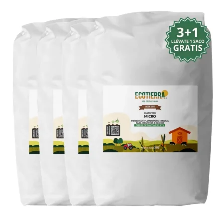 ECO Tierra de Diatomeas® - Oferta Diatofeed Micronizada 3 sacos + 1 de regalo
