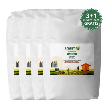 ECO Tierra de Diatomeas® - Oferta Diatofeed Molida 3 sacos + 1 de regalo